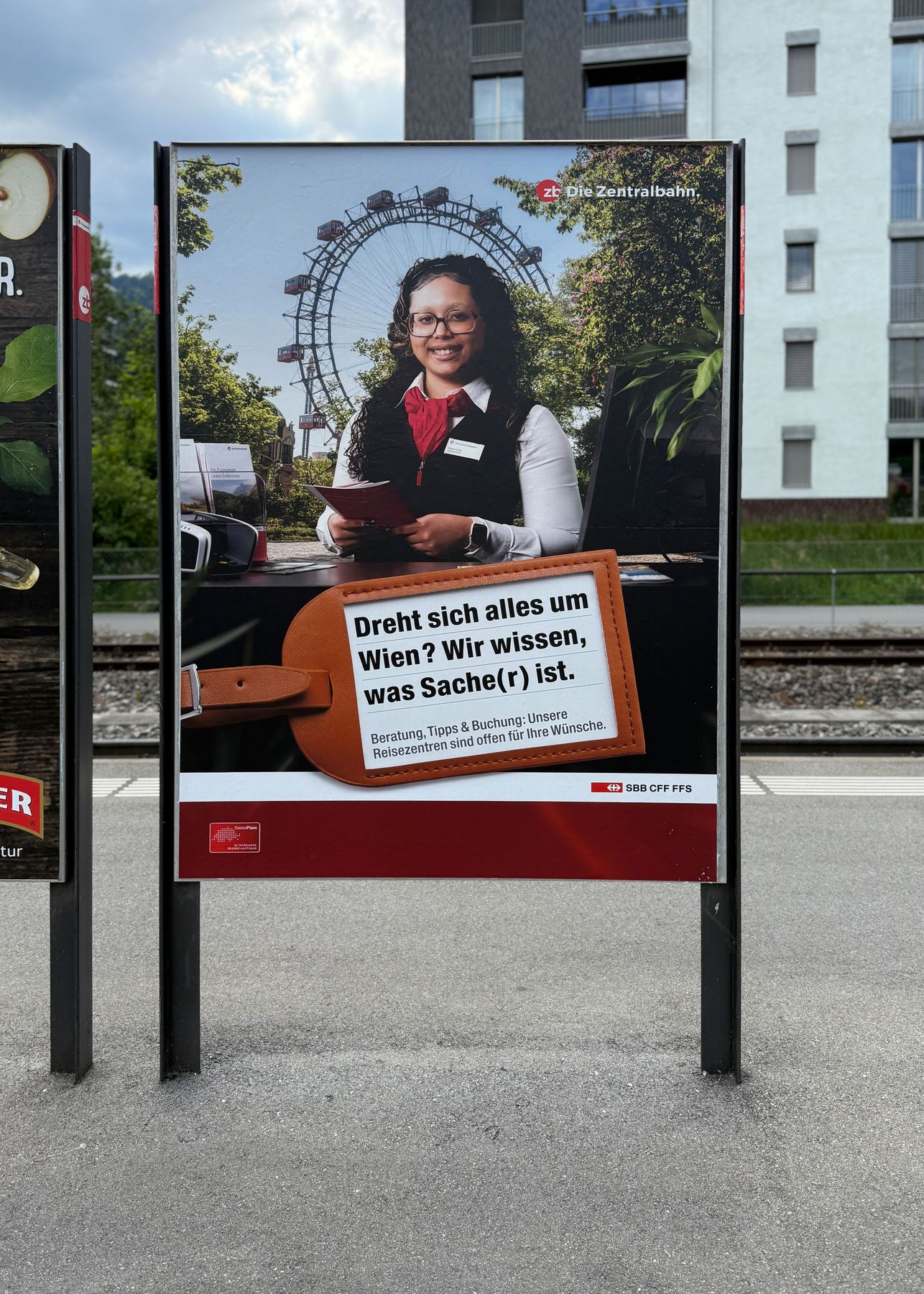 Plakat im Aushang